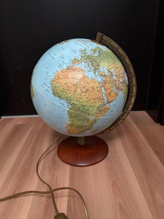 Luxusný reliéfny glóbus,