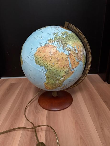 Luxusný reliéfny glóbus,