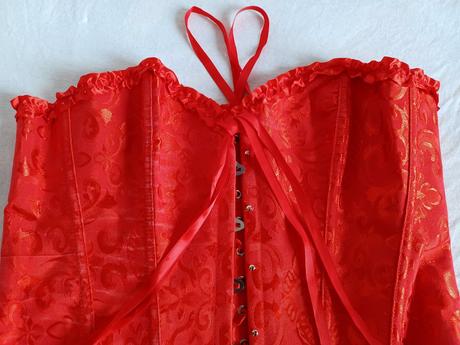 Červený korzet, xl