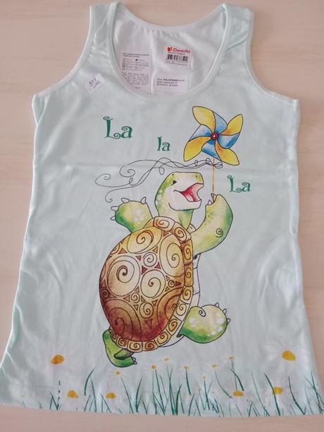 Dievčenské tielko korytnačka, 110 / 116 / 122 / 128