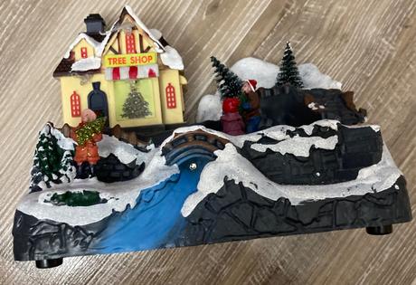 Krásna svietiaca zimná vianočná dekorácia, 