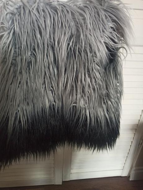 Ombre huňatá vesta, coccodrillo,152