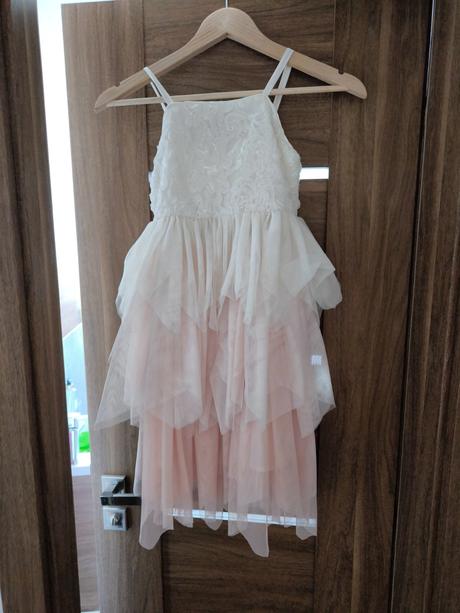 Šaty pre princeznú, h&m,128