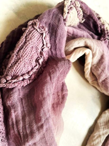 Vintage šatka na krk, xl