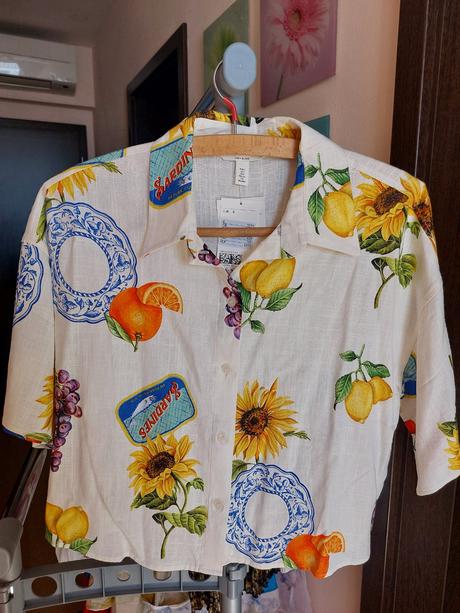 Košeľa s visačkou, h&m,s