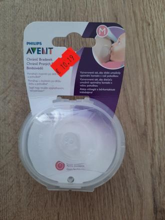Avent chrániče prsných bradaviek veľkosť m, 2ks,