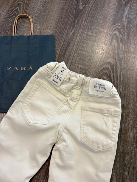 Zara skinny nove biele rifle č.116, zara,116