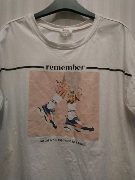 Dámsky biely top s motívom, s.oliver, l, s.oliver,l