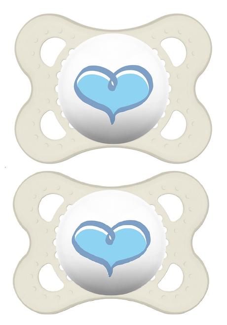 Mam cumlík style chlapec ortodontický 2ks, 0m+, mam