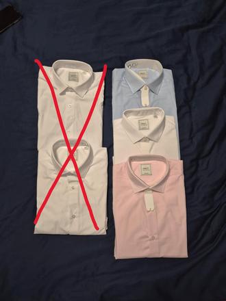Košele next slim fit m - 39 (15,5"), next,39 / m