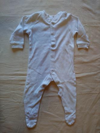 Bavlnený biely overal, f&f, f&f,62