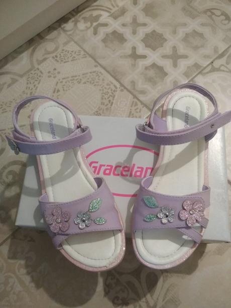 Kvetinkové sandalky, graceland,35