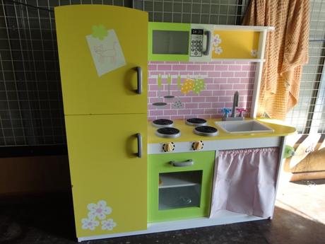 Kuchynka drevená woody,