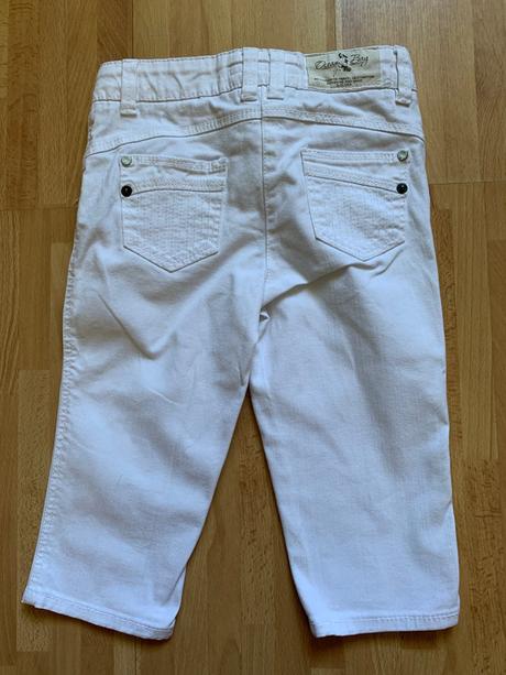 S.oliver biele rifľové krátke nohavice, s.oliver,134