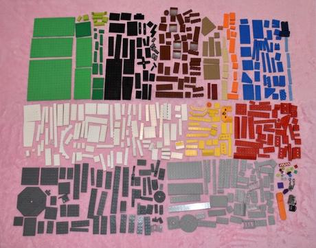Lego diely,