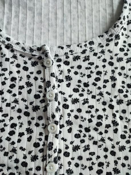 Crop tričko, fishbone,xs