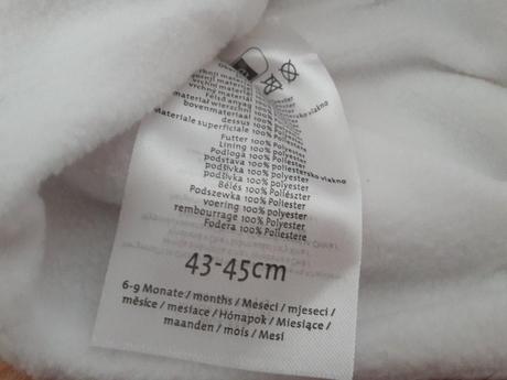 Flisova čiapka macko (obvod 43-45 cm), ergee,74