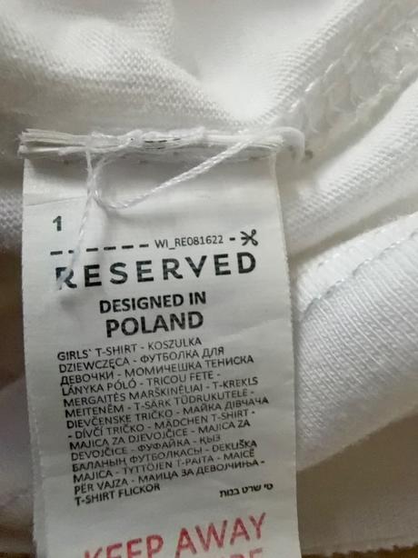 Tričko pre dievča, reserved,128