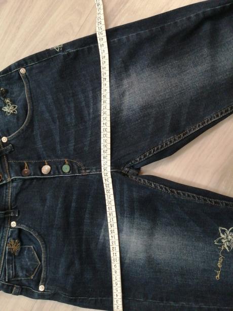 Desigual vyšívané rifle, desigual,m