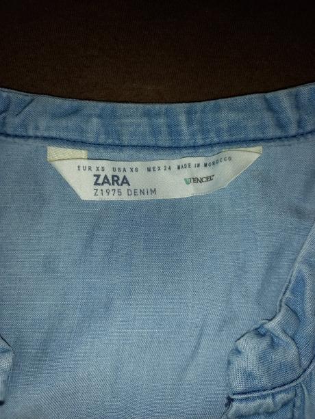 Šaty, alebo predĺžená košeľa, zara,xs