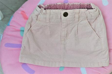 Trblietavá mendžestrová sukňa-hm-104, h&m,104