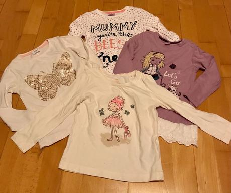 4x top s dlhým rukavom 86, 86