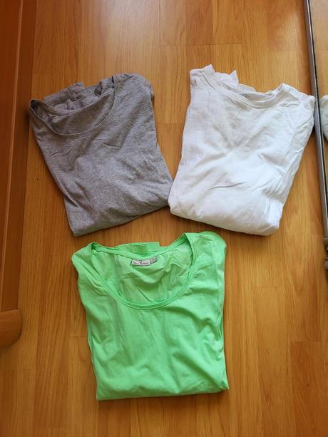 Bavlnené tričká s dlhým rukávom m, m