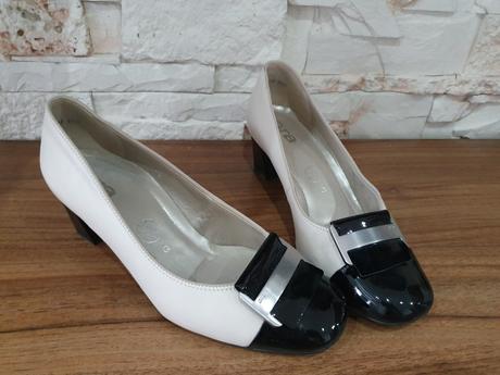 Kožené kombinované pohodlné lodičky zn.ara, ara,37