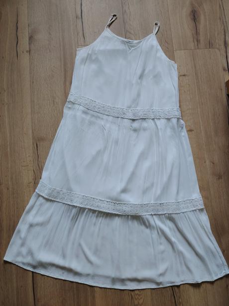 Biele letné šaty, gina,46