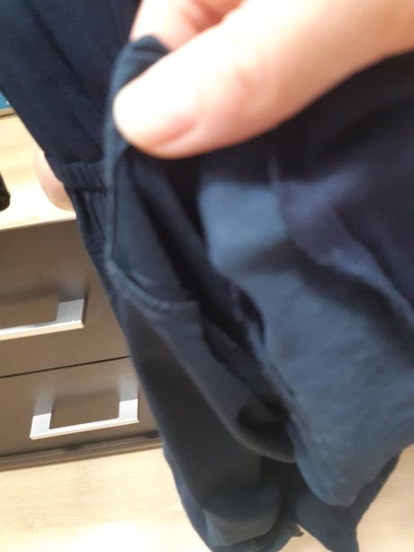 Modré šaty, h&m,34