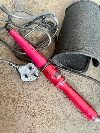 Kulma babyliss pro porcelain conical wand,