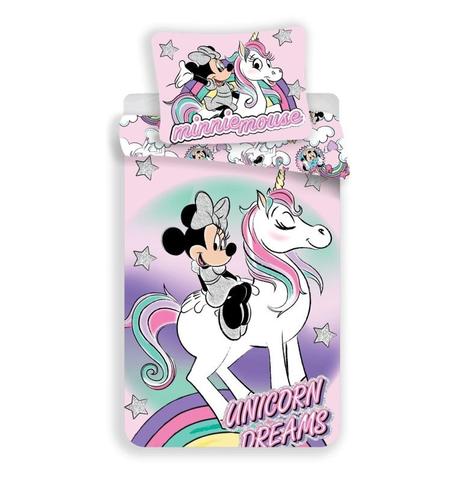 Obliečky minnie a jednorožec 140/200, 70/90, šírka (cm): 140,dĺžka (cm): 200