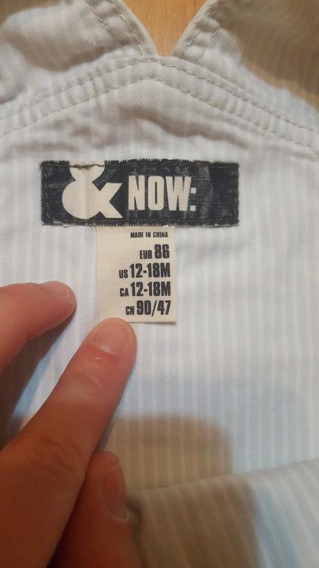 Prúžkované kraťasy č.86, h&m,86