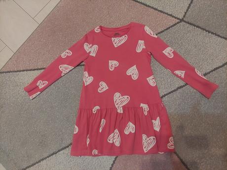 Šaty so srdiečkami 122, f&f,122