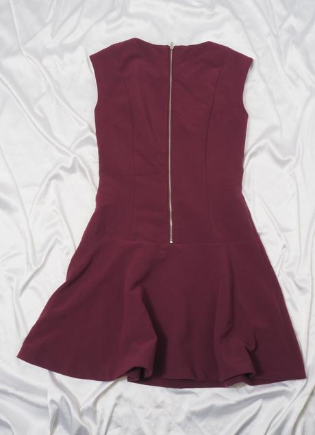 Kvalitné bordové šaty h&m, h&m,36