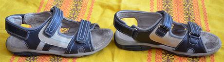 Kozene sandale protetika, vel. 36, vd 23,5cm, protetika,36