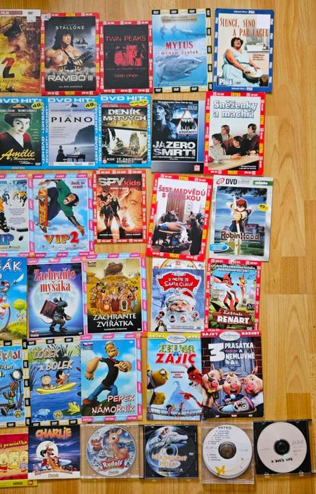 Rozne filmy na dvd, 2 eur /kus, 