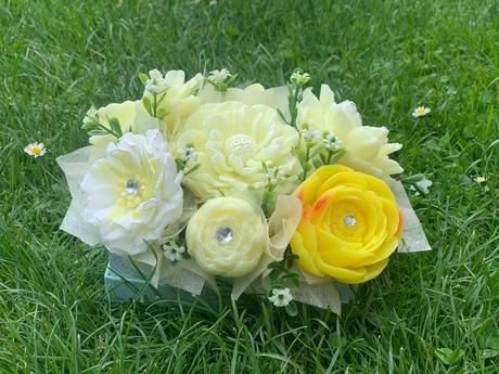 Mydlova kytica v krabičke, 