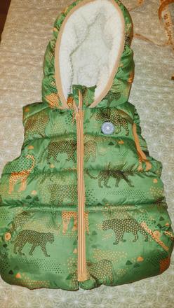 Teplá vesta, mango,92