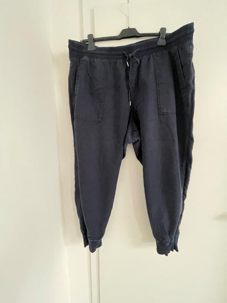 Gap ľanové cuff nohavice, gap