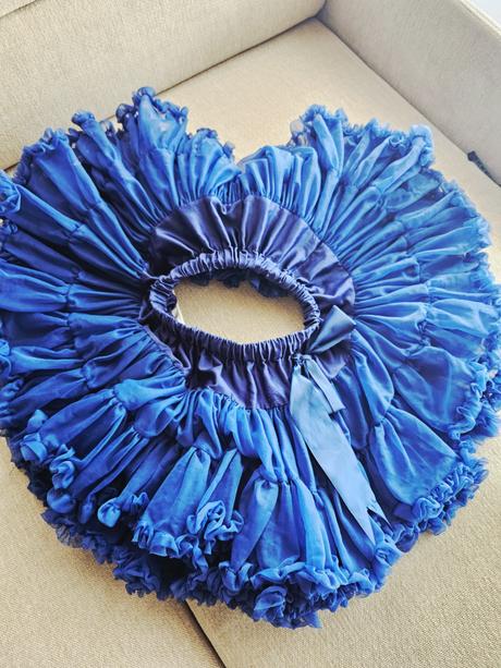 Modra tutu sukna 122-128, 122