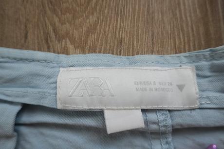 Mäkkučký ľanový riflový top zara, zara,s