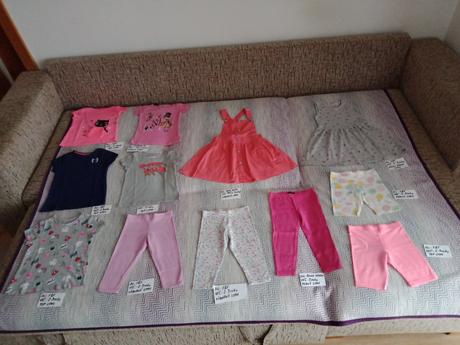 Balík letného oblečenia pre dievča veľ.2-3roky, 86–98