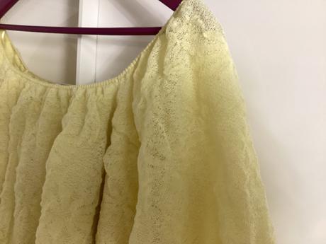 Top s pufovými rukávmi, zara,m