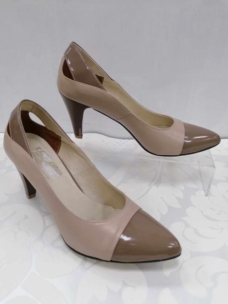 Dámske kožené lodičky 9416 z, 40