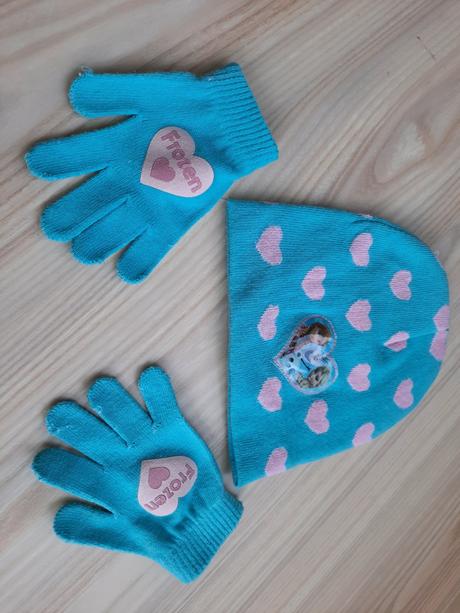 Ciapka   a rukavice elza, disney,98