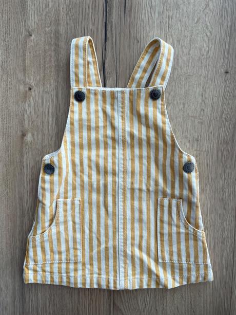 Riflové šaty / sukňa na traky, f&f,74