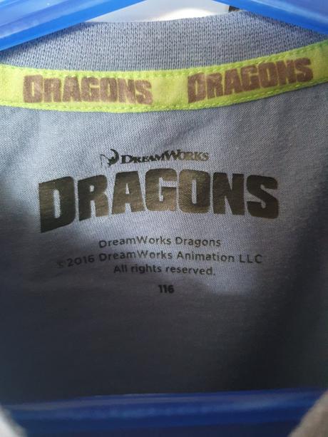 Tričko ako skrotiť draka, 116