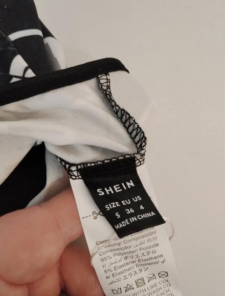 Štýlový korzetový crop top shein, 36 / s