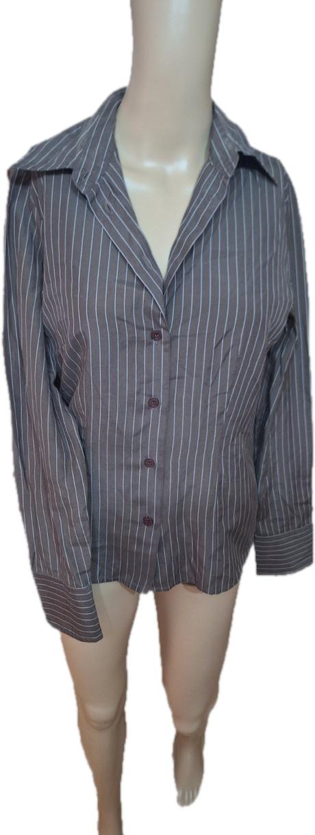 Dámska pásikavá košeľa, 42